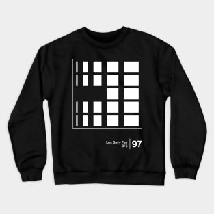 Les Savy Fav / Minimalist Graphic Artwork Design Crewneck Sweatshirt